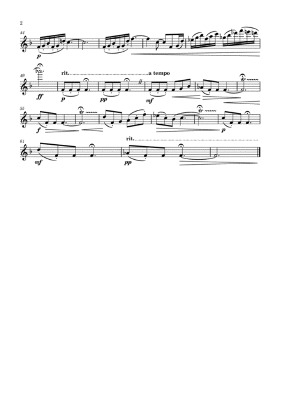 All Year Round Flute Solo scores gallery preview page 4