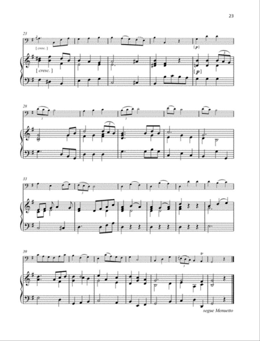 Sonata G major Cello scores gallery preview page 4