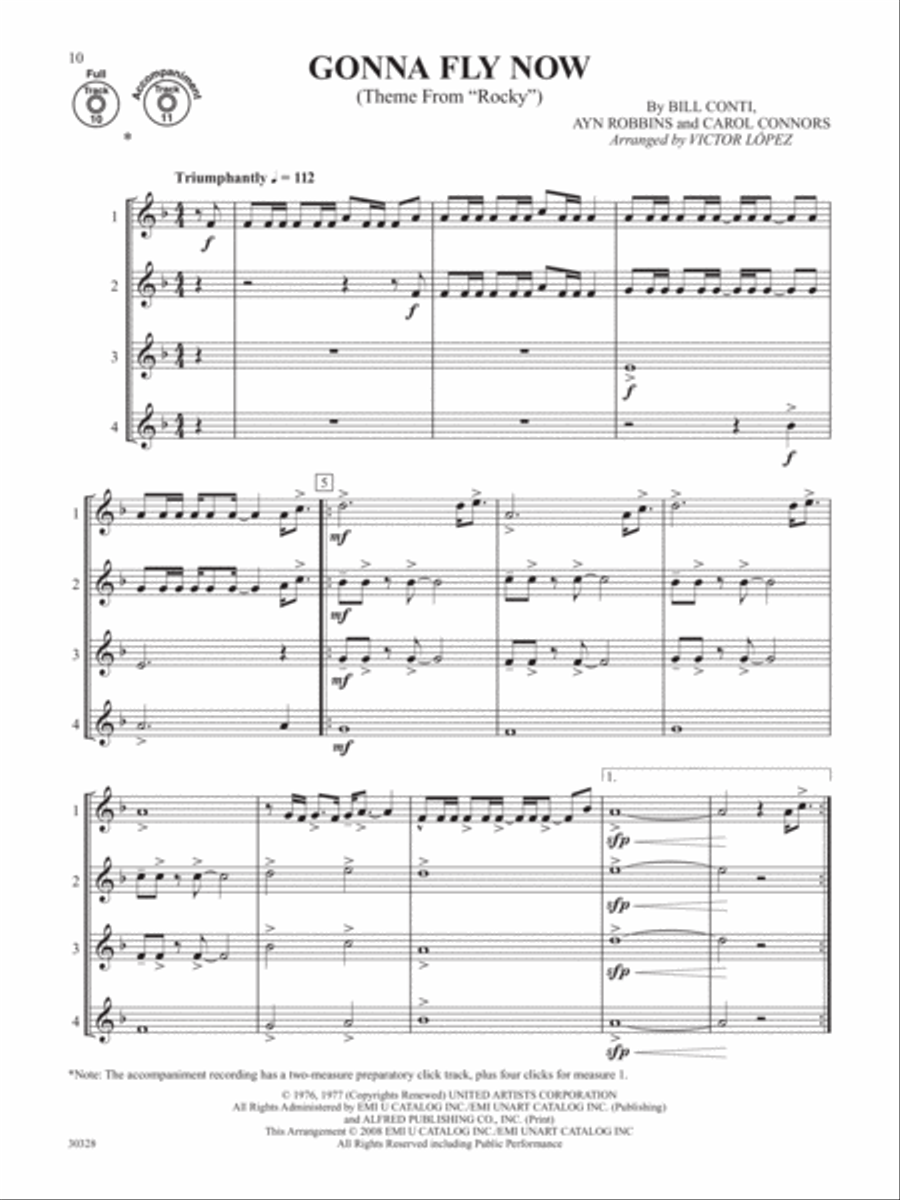 Flex-Ability More Pops -- Solo-Duet-Trio-Quartet with Optional Accompaniment Small Ensemble scores gallery preview page 4