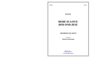 Book cover for Here is Love / Dim Ond Jesu