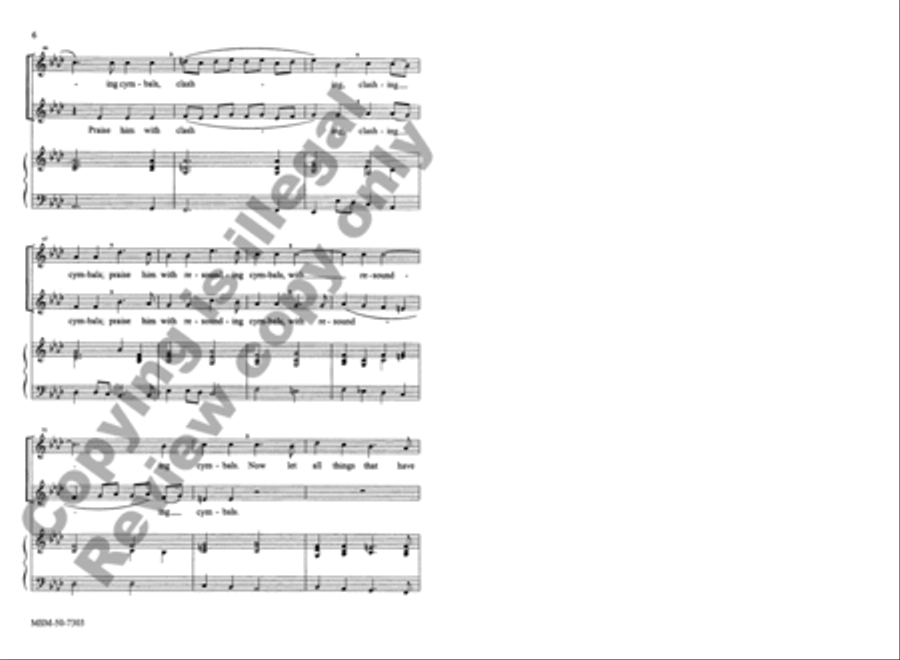 Hallelujah, Praise the Lord 2-Part scores gallery preview page 6