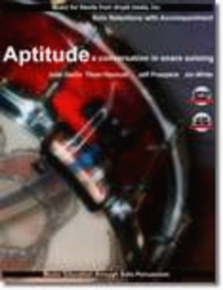Book cover for Aptitude - a conversation in snare soloing