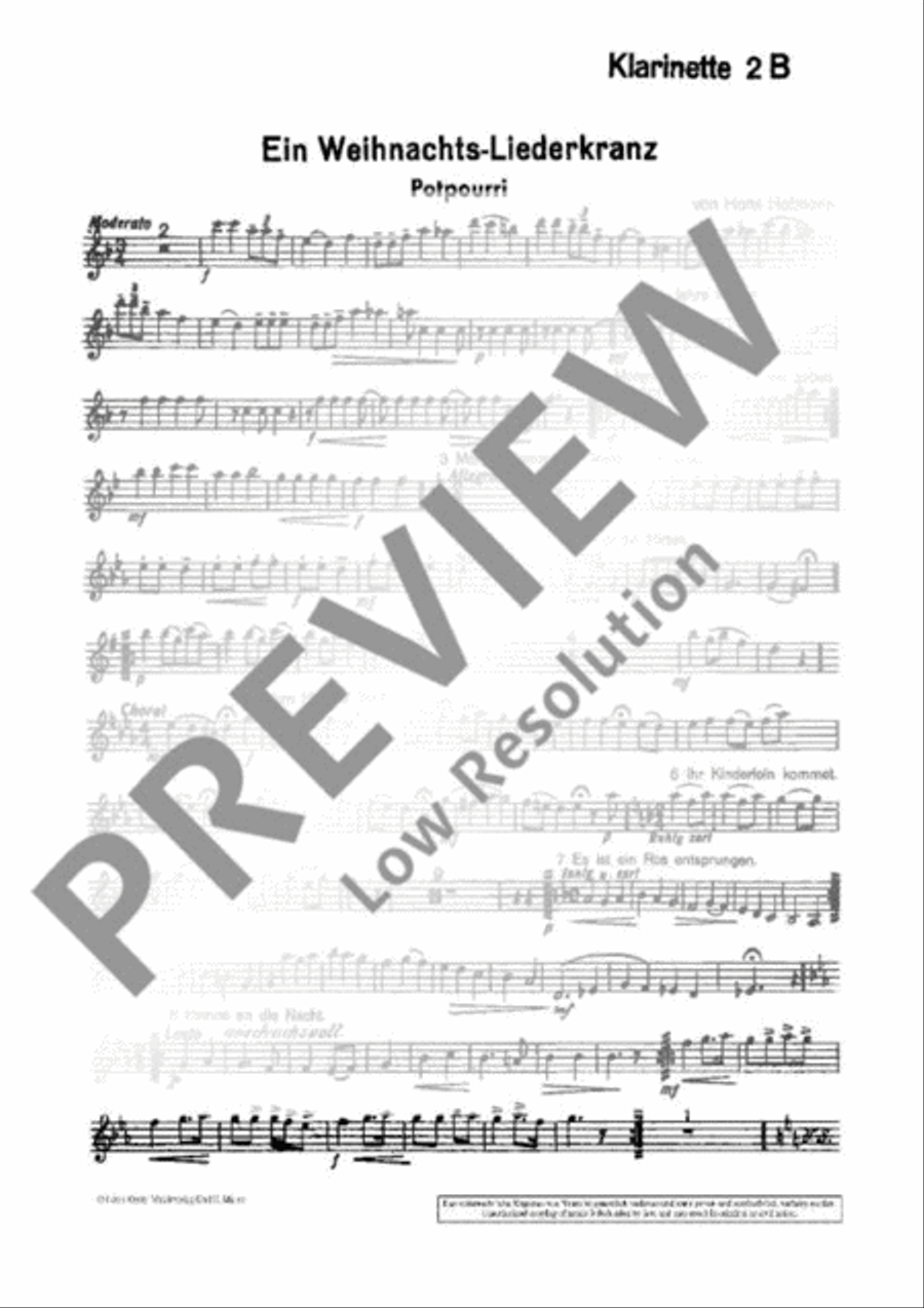 Ein Weihnachts-Liederkranz-Potpourri Concert Band scores gallery preview page 18