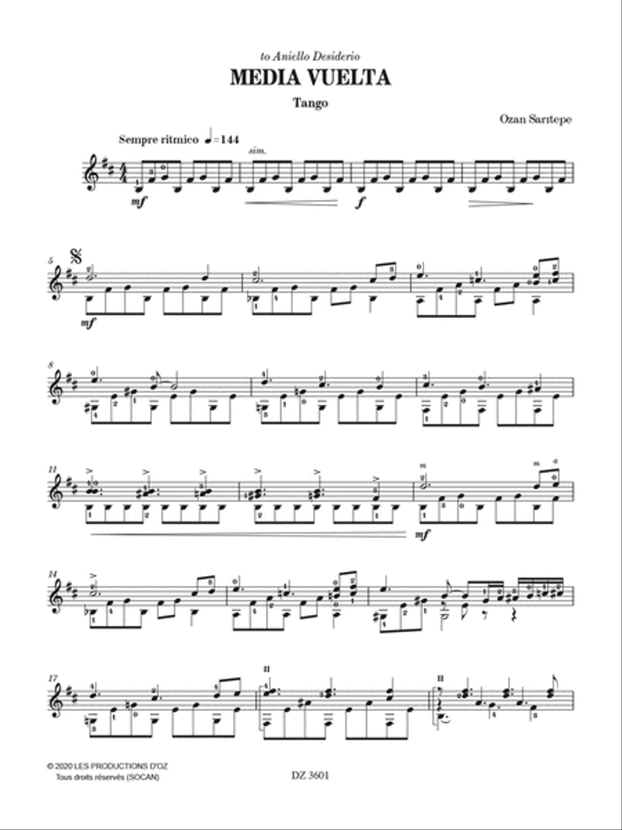 Media vuelta Classical Guitar scores gallery preview page 2