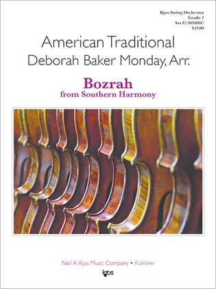 Book cover for Bozrah, From Southern Harmony