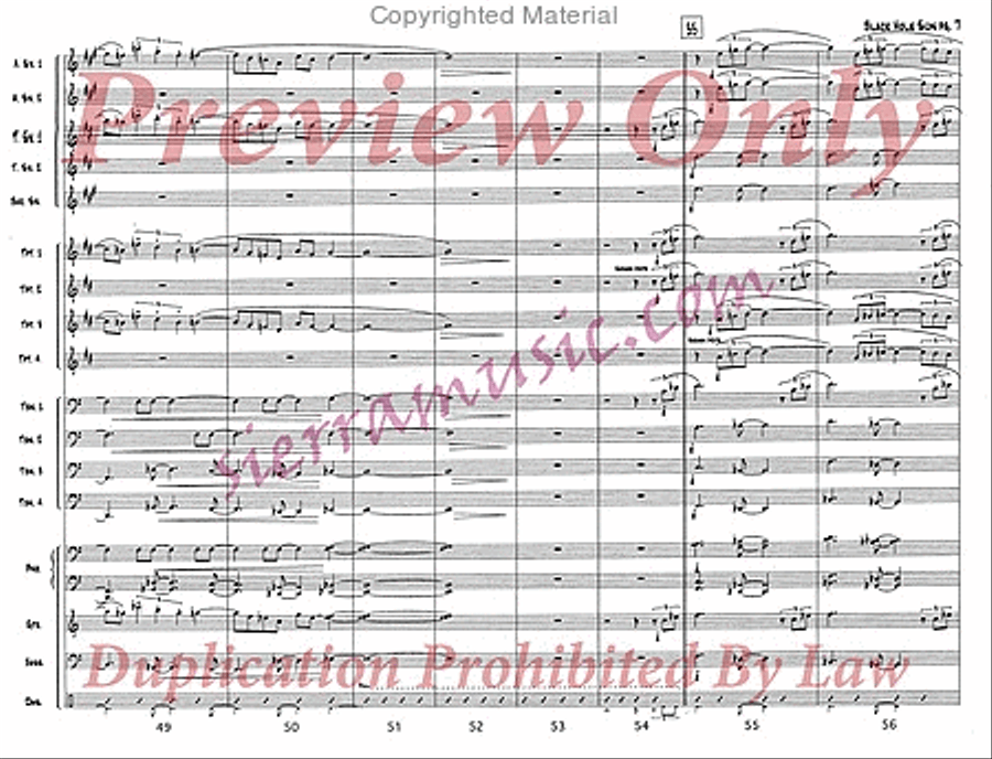 Black Hole Sun Jazz Ensemble scores gallery preview page 8