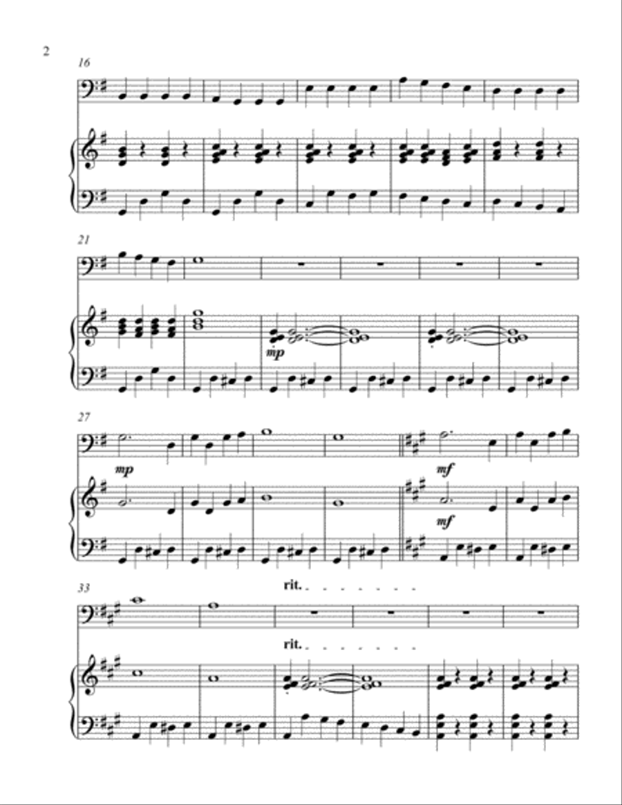 Songs of the Railroad (bass C instrument solo) Small Ensemble scores gallery preview page 3