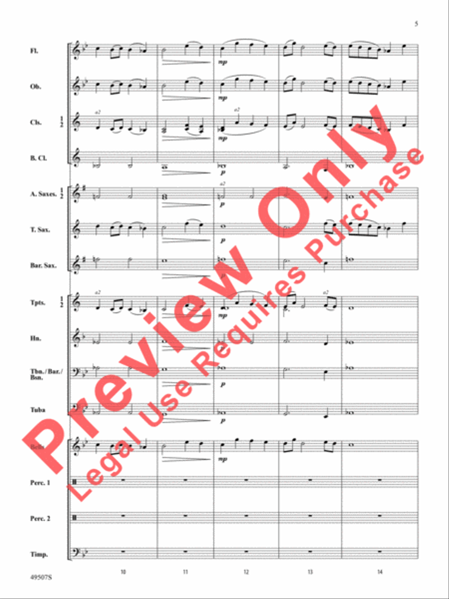 Operation Invictus Concert Band scores gallery preview page 6