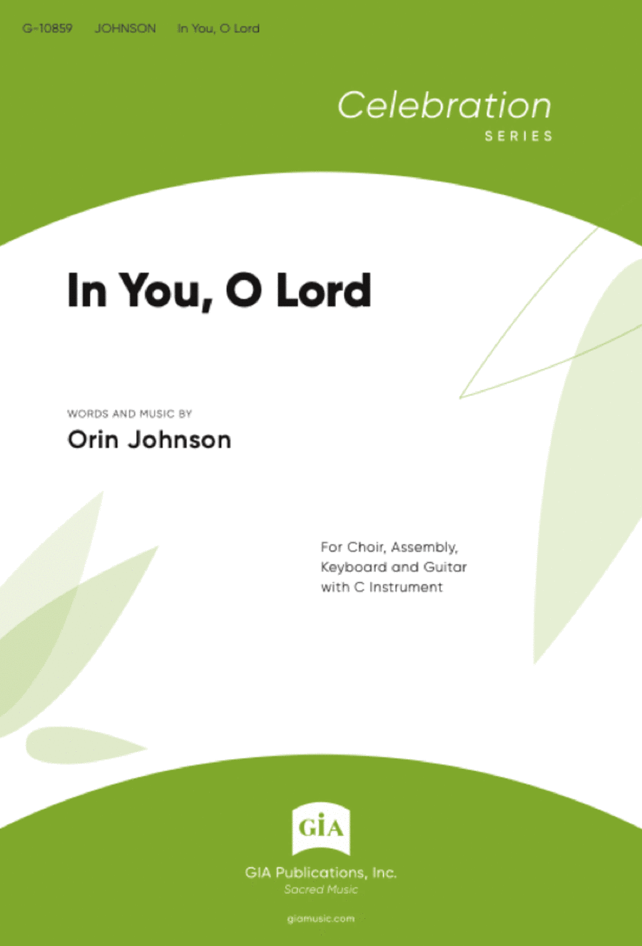 In You, O Lord