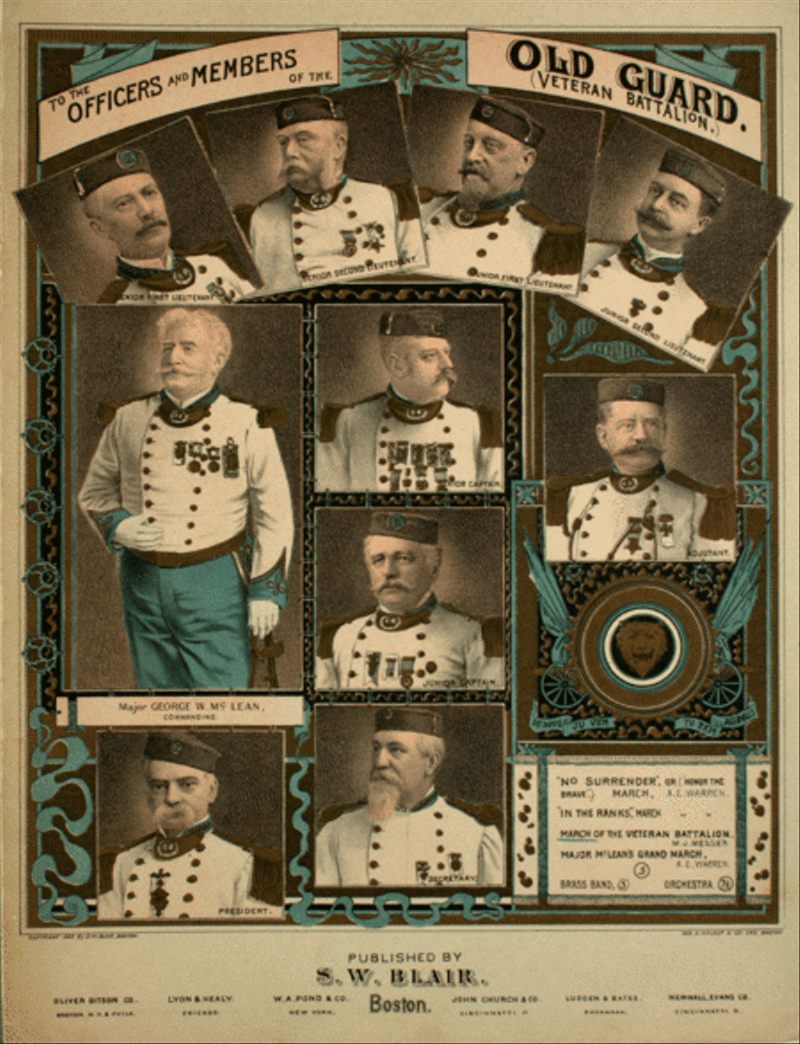 March of the Veteran Battalion Piano Solo scores gallery preview page 1