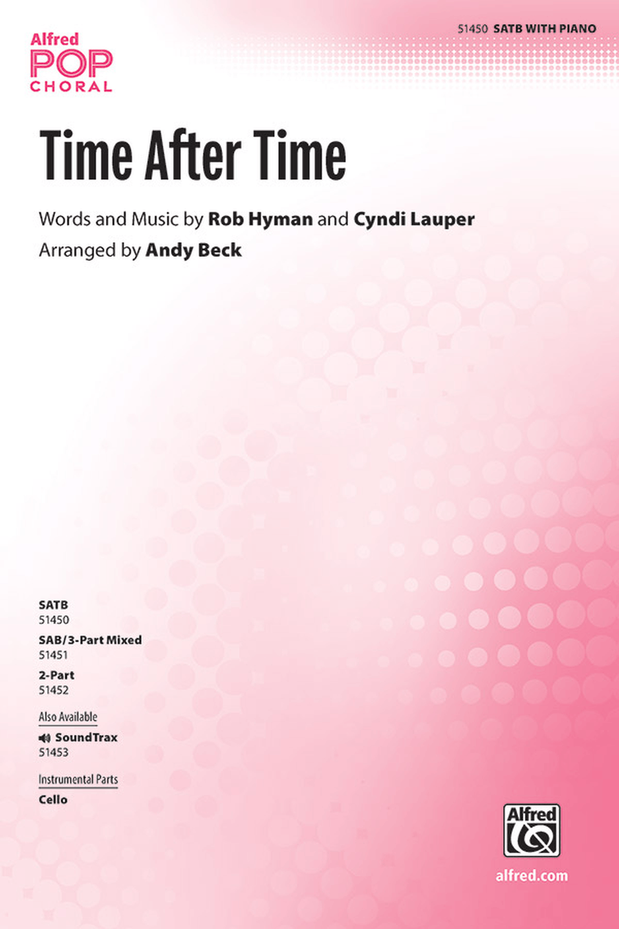 Time After Time 4-Part scores gallery preview page 1