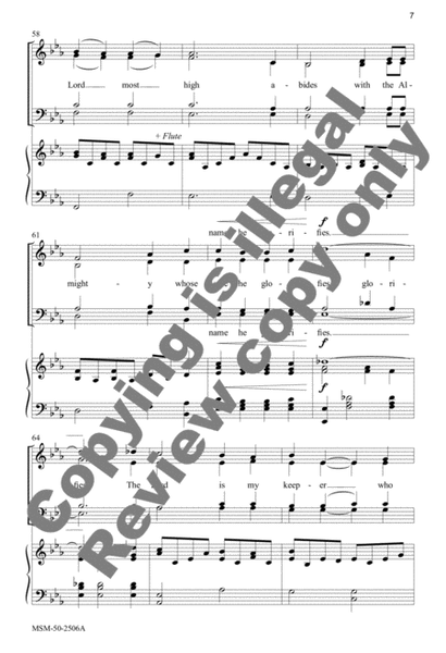 The Lord Is My Keeper (Choral Score)