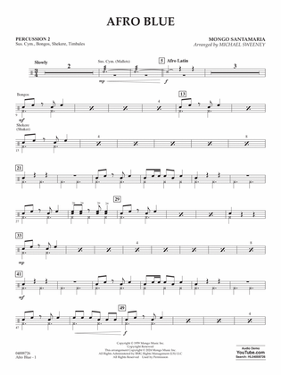 Afro Blue (arr. Michael Sweeney) - Percussion 2