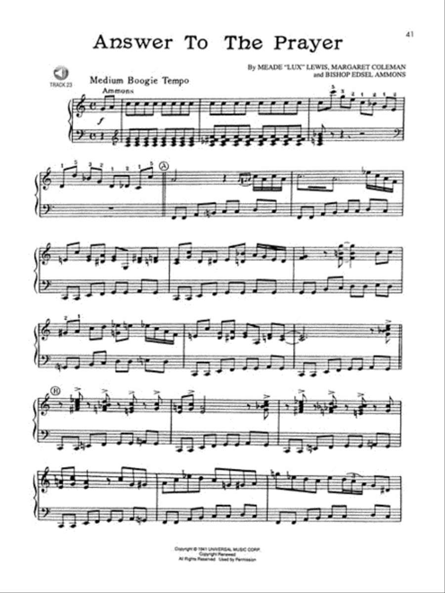 Boogie Woogie for Beginners Piano Method scores gallery preview page 4