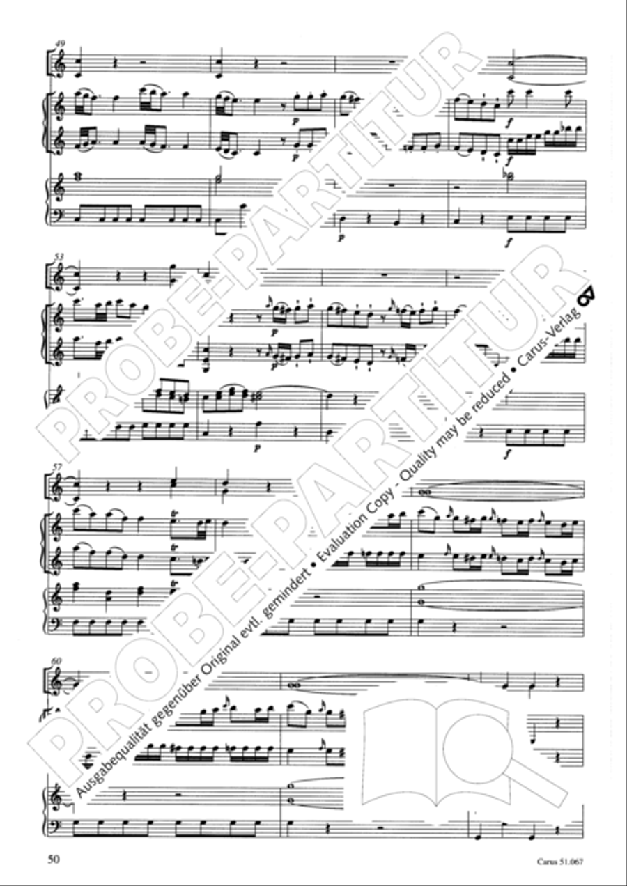 Church Sonatas Church Sonatas Collection / Songbook scores gallery preview page 51