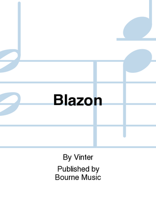 Book cover for Blazon