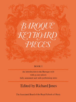 Book cover for Baroque Keyboard Pieces, Book I (easy)