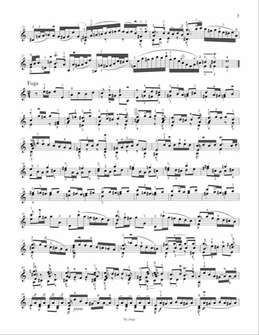 Sonata II, BWV 1003 Violin Solo scores gallery preview page 2