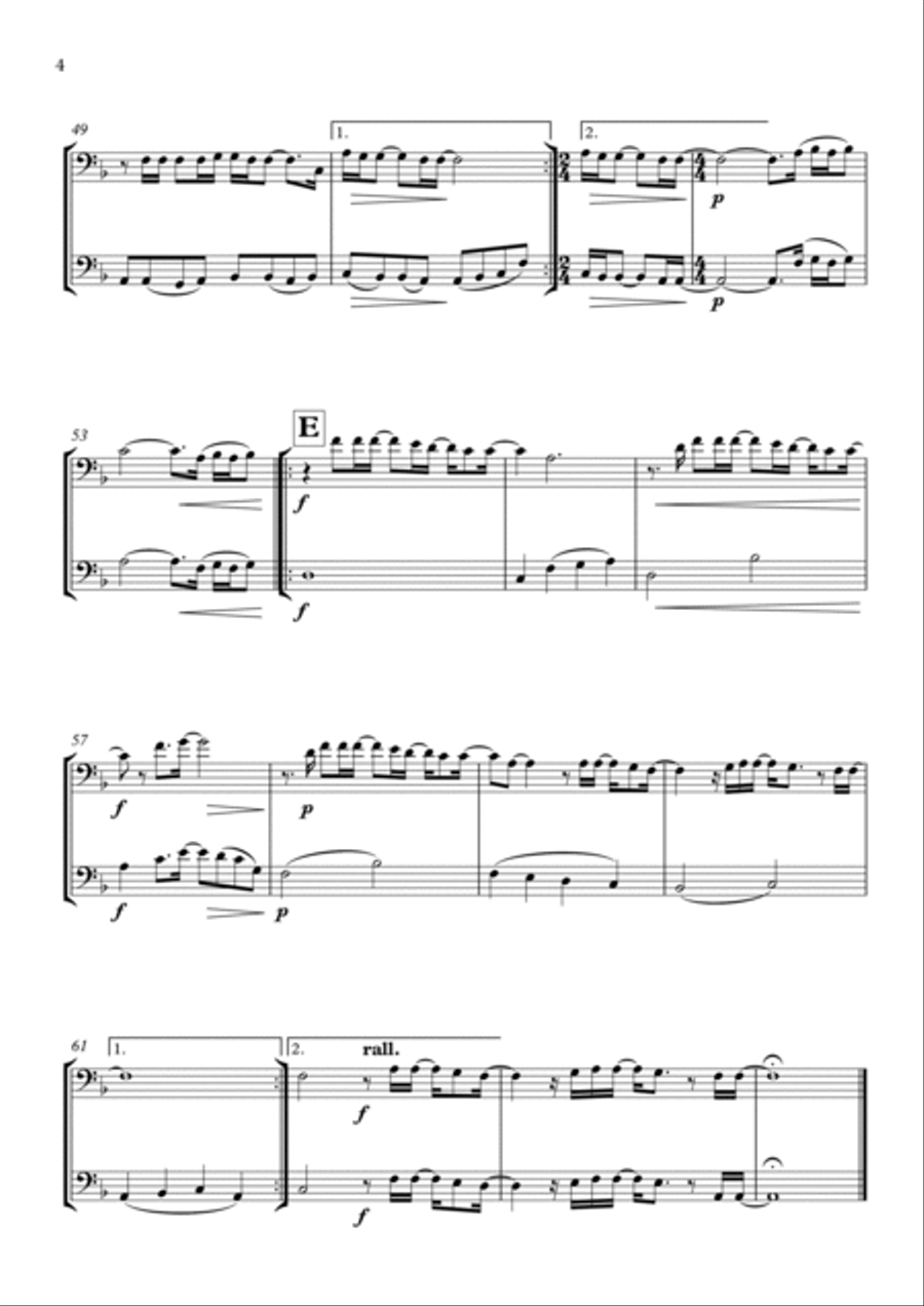 Goodness Of God String Duet scores gallery preview page 4