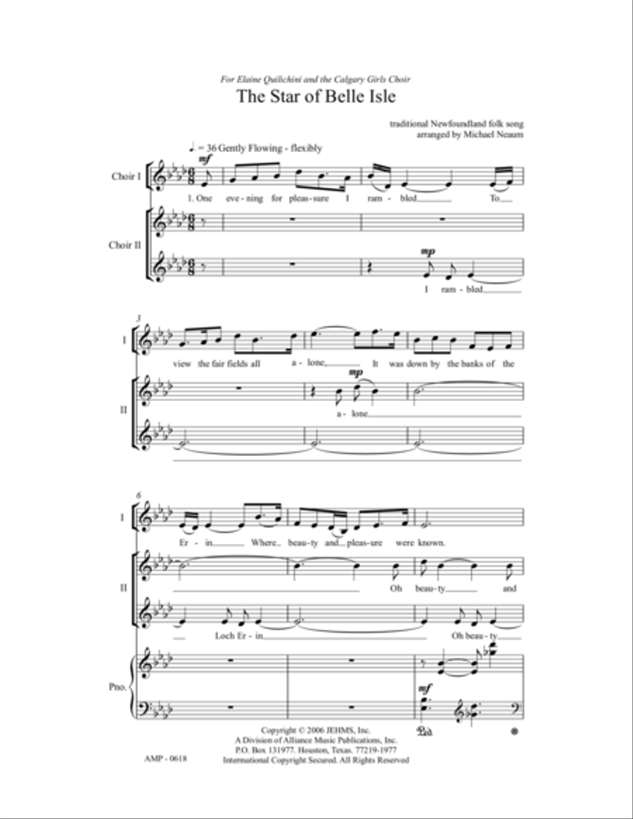 The Star of Belle Isle The Star of Belle Isle 4-Part scores gallery preview page 5