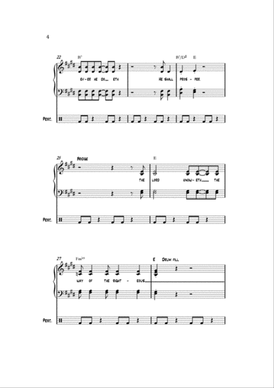Blessed is the man Blessed is the man 4-Part scores gallery preview page 4
