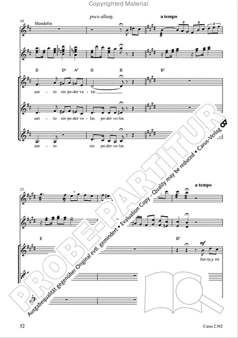 Makumbebe II. Latin American Choral Repertoire. Carmina mundi. Music + CD Choir scores gallery preview page 53