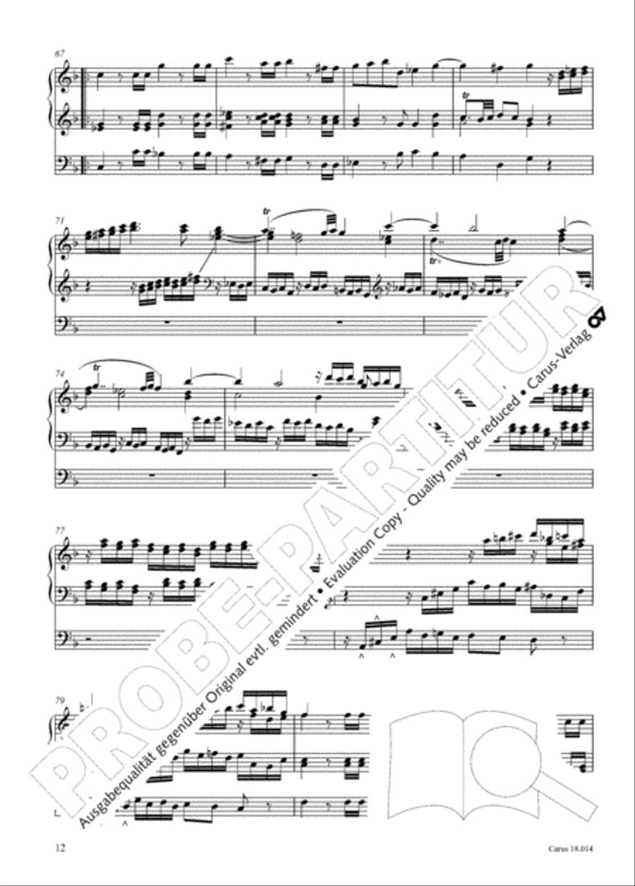 W. A. Mozart: Three organ works Organ scores gallery preview page 13