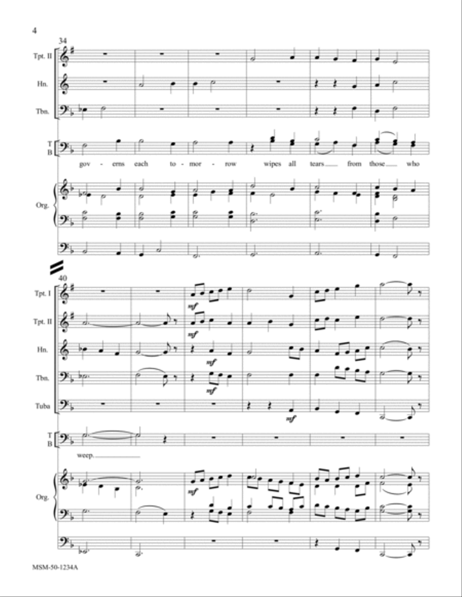 Rise to Sing! The Light is Breaking Choir scores gallery preview page 6