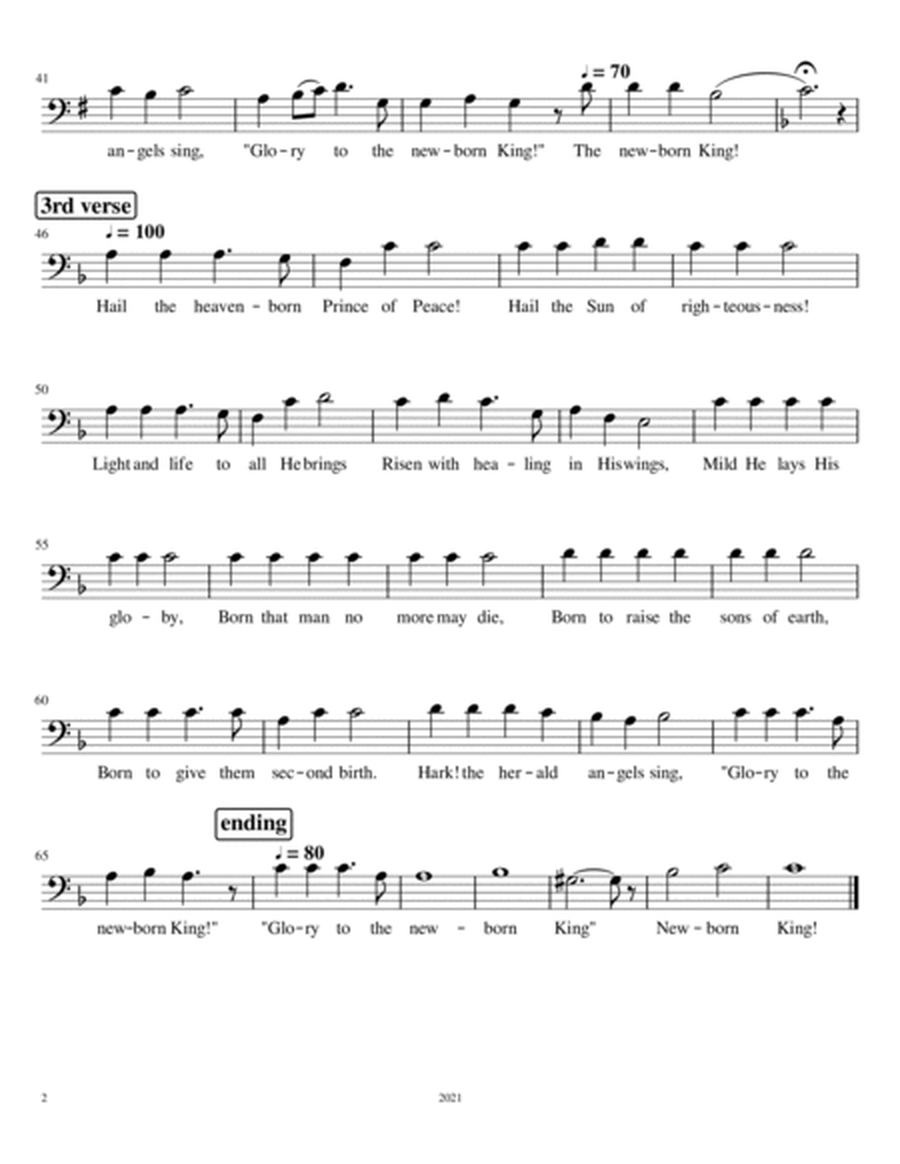 Hark The Herald Angels Sing(SATB) image number null