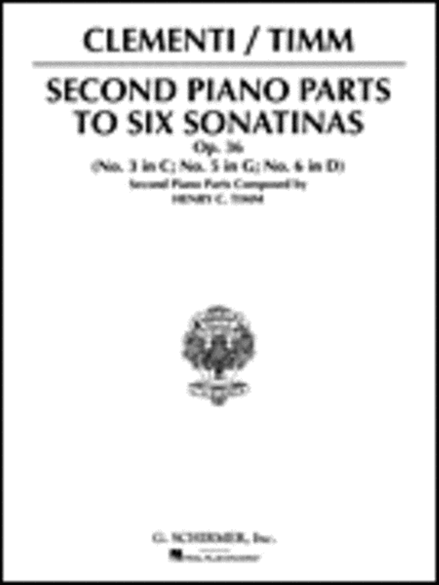 Sonatinas, Op. 36 - Book 2 (2nd Piano Part)