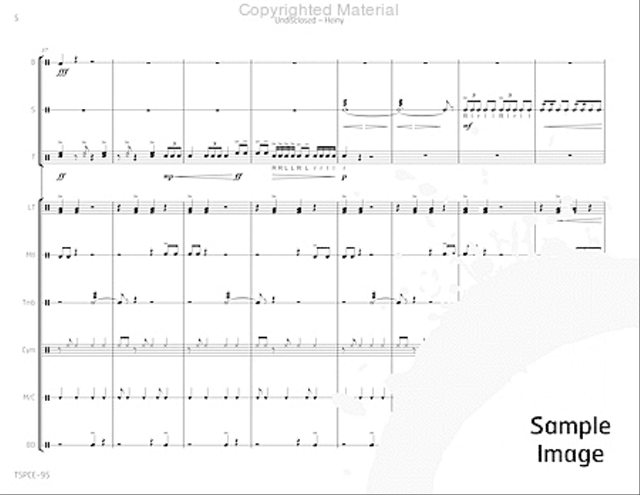Undisclosed Undisclosed Percussion Ensemble scores gallery preview page 9