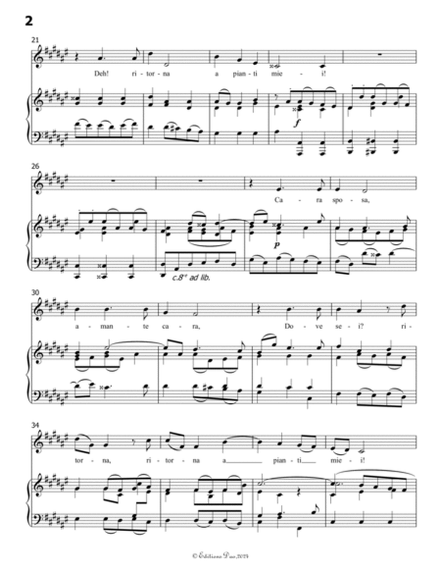 Cara sposa(Version I),by Handel,in d sharp minor