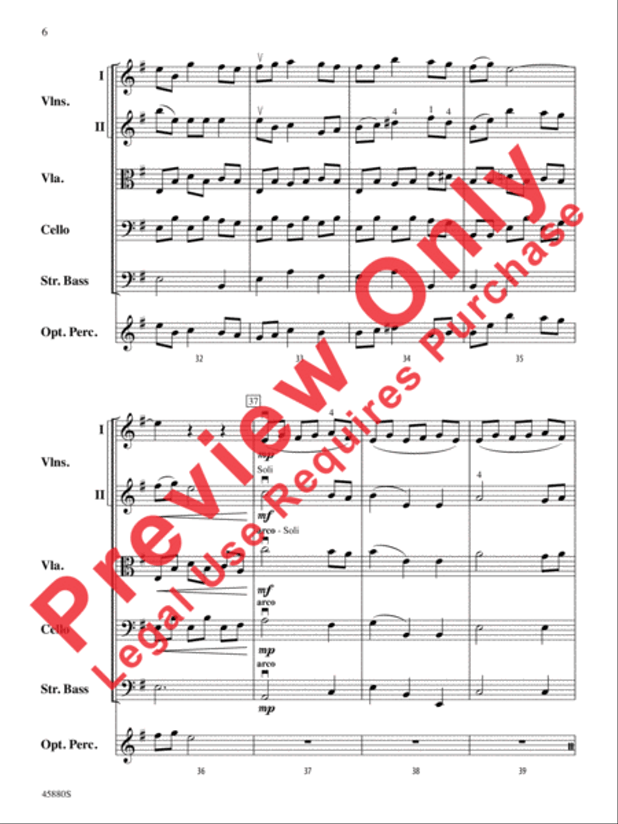 My Candles My Candles String Orchestra scores gallery preview page 6