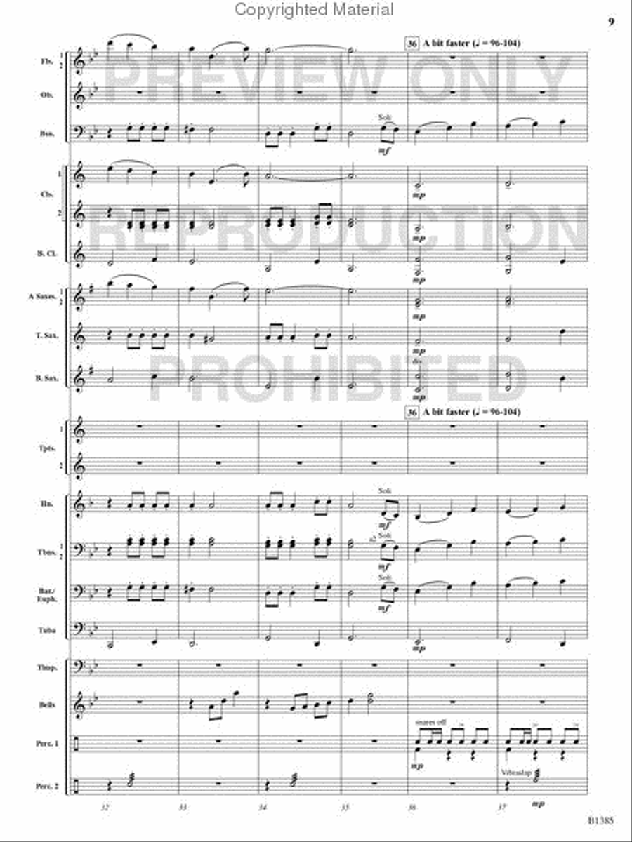 Krakatoa Concert Band scores gallery preview page 8