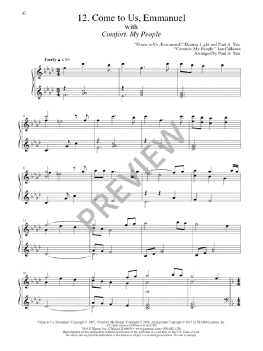 Seasons of Grace - Volume 7 Piano Solo scores gallery preview page 43