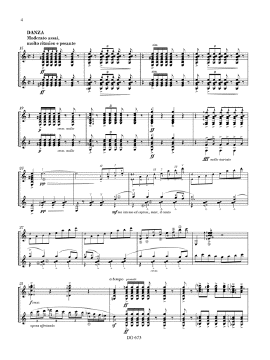 Danza del Molinero, El Circulo Magico, Danza Ritual del Fuego Classical Guitar scores gallery preview page 4