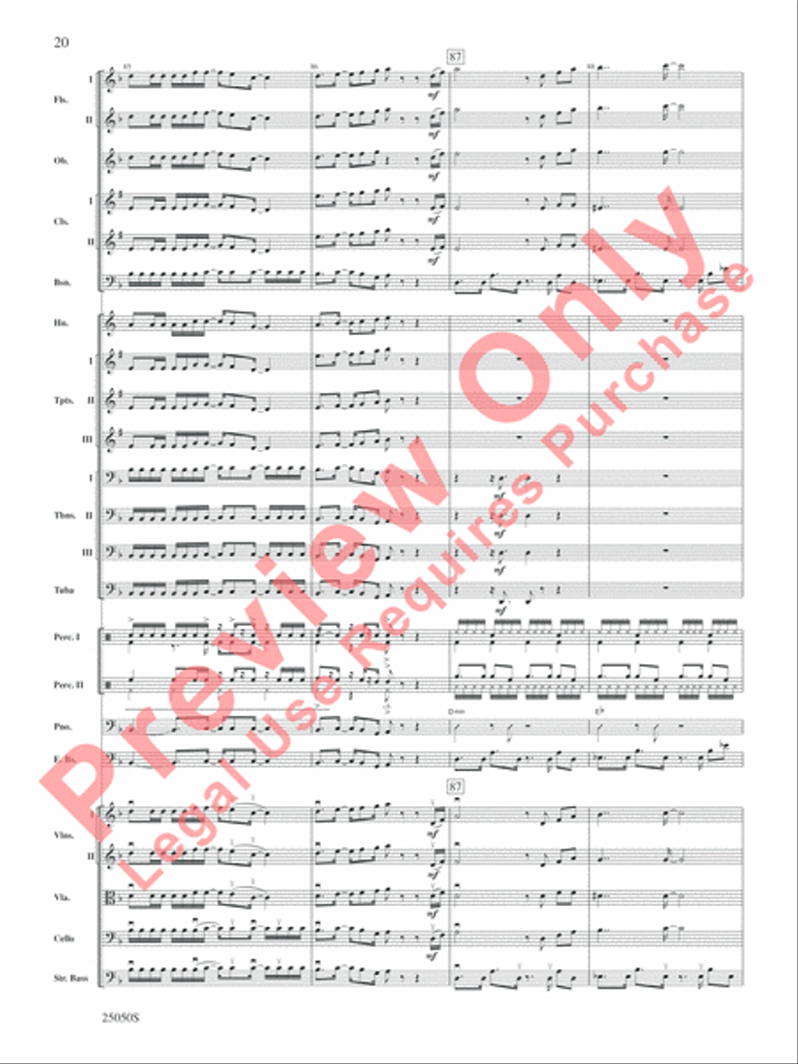 The Children of Sanchez The Children of Sanchez Full Orchestra scores gallery preview page 21