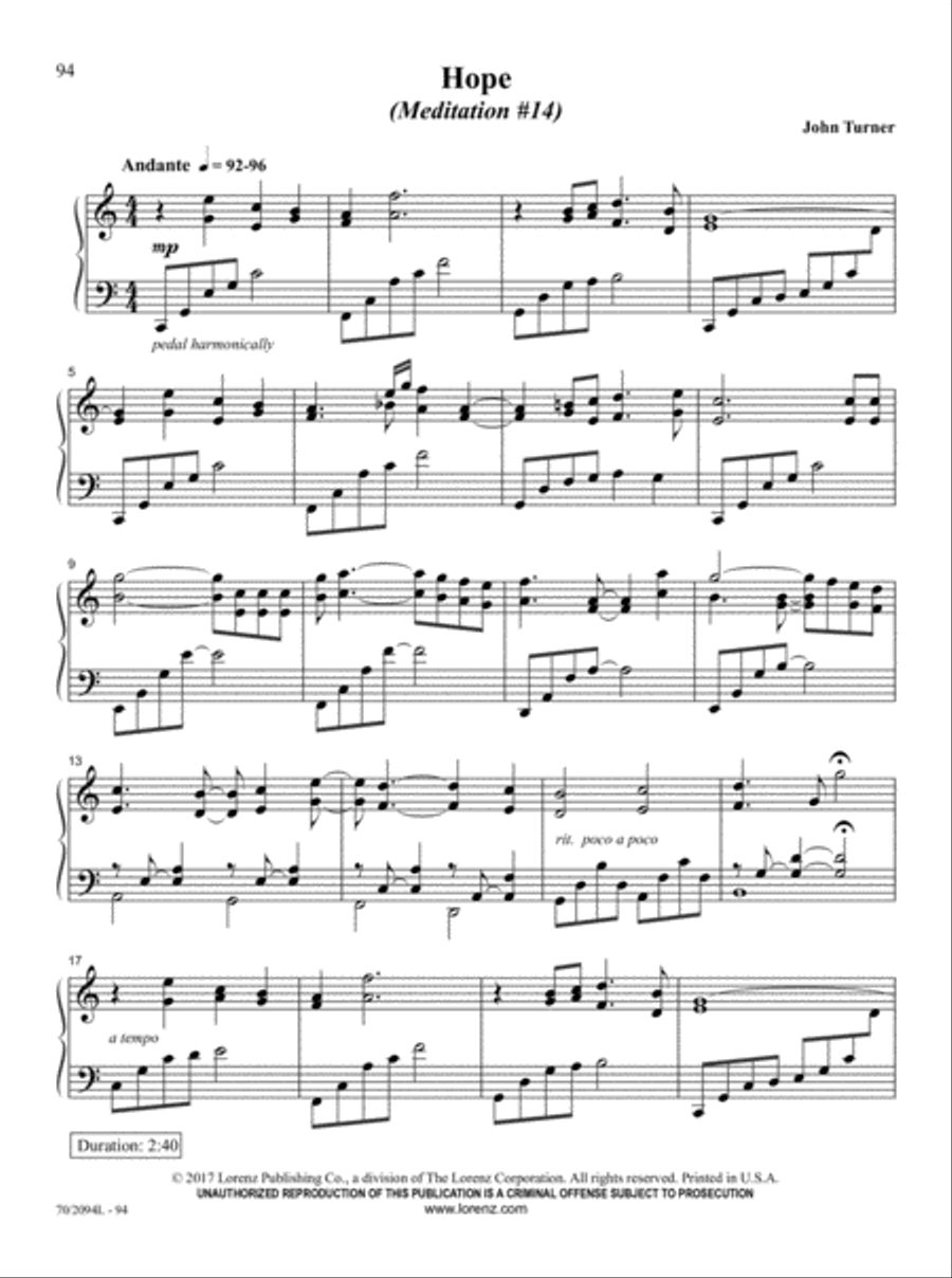 The Church Pianist's Library, Vol. 22 Piano Solo scores gallery preview page 33