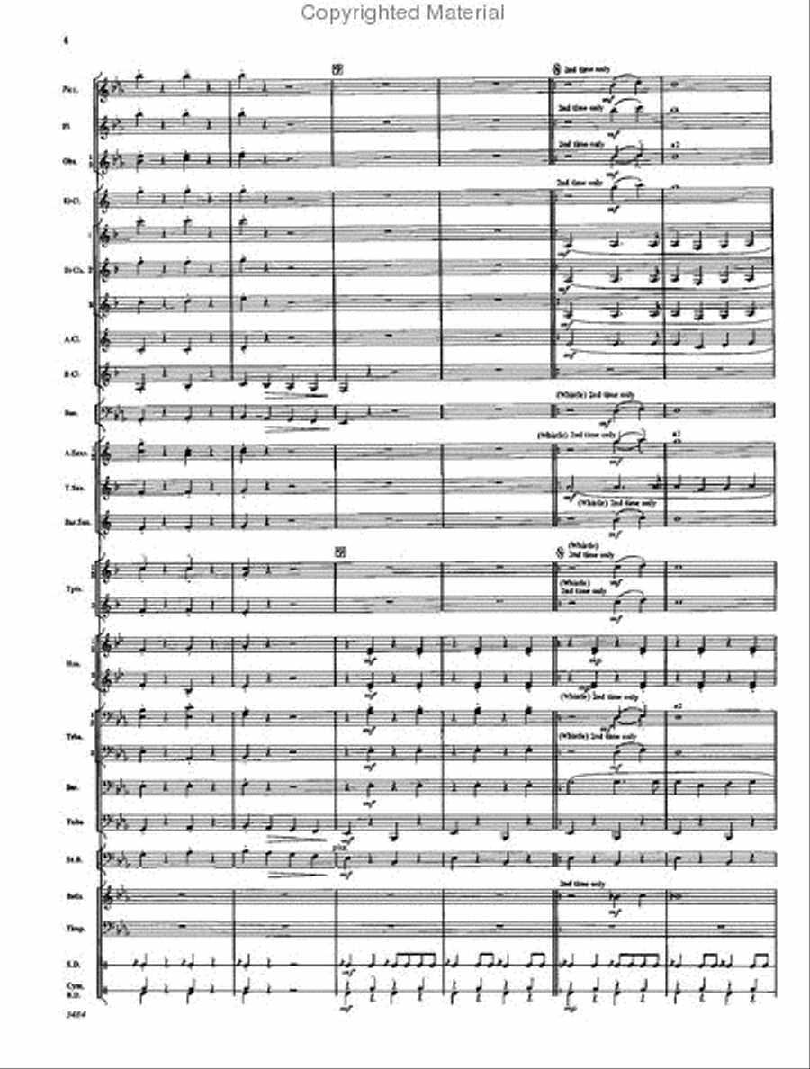 The Americans The Americans Concert Band scores gallery preview page 3