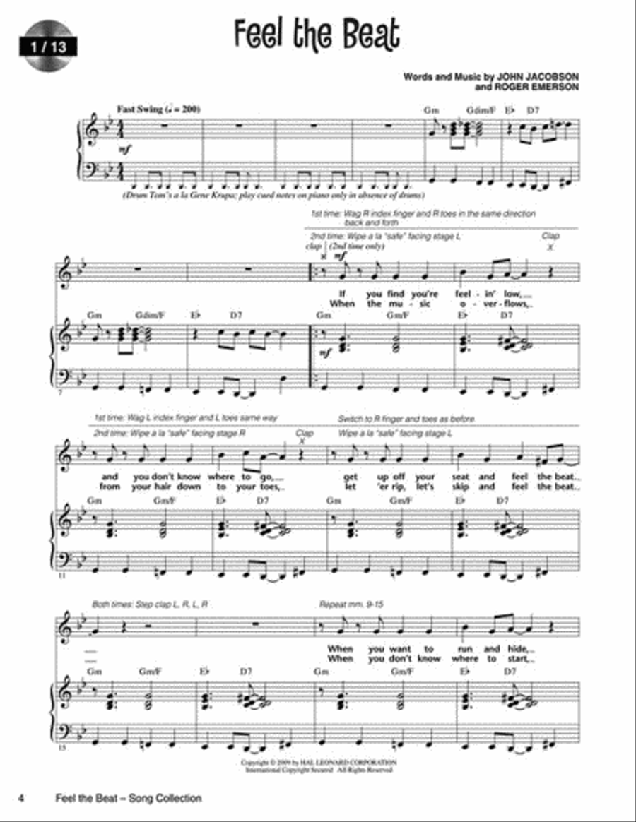 Feel the Beat! Feel the Beat! Choir scores gallery preview page 2