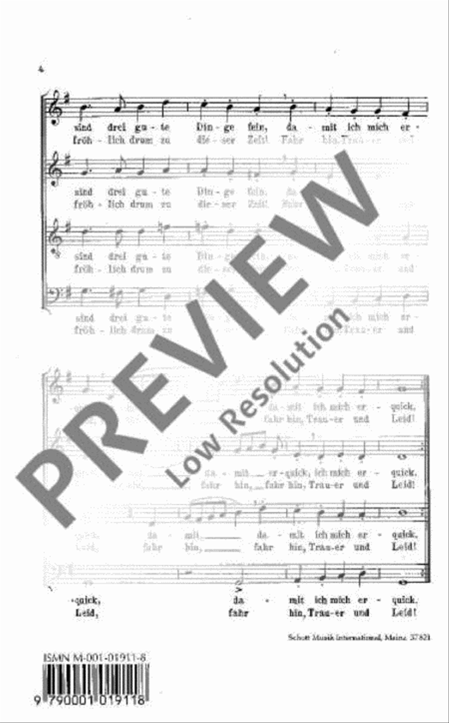 Drei gute Dinge 4-Part scores gallery preview page 5