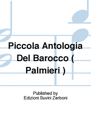 Piccola Antologia Del Barocco ( Palmieri )