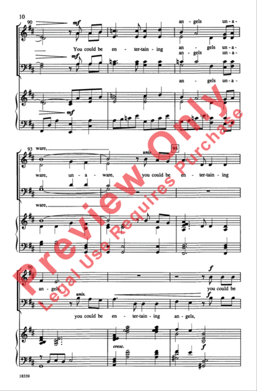 Love One Another 4-Part scores gallery preview page 10