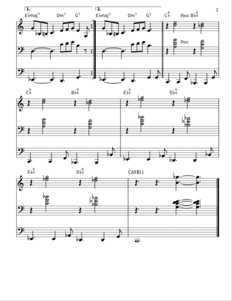 Freeing My Mind Small Ensemble scores gallery preview page 2