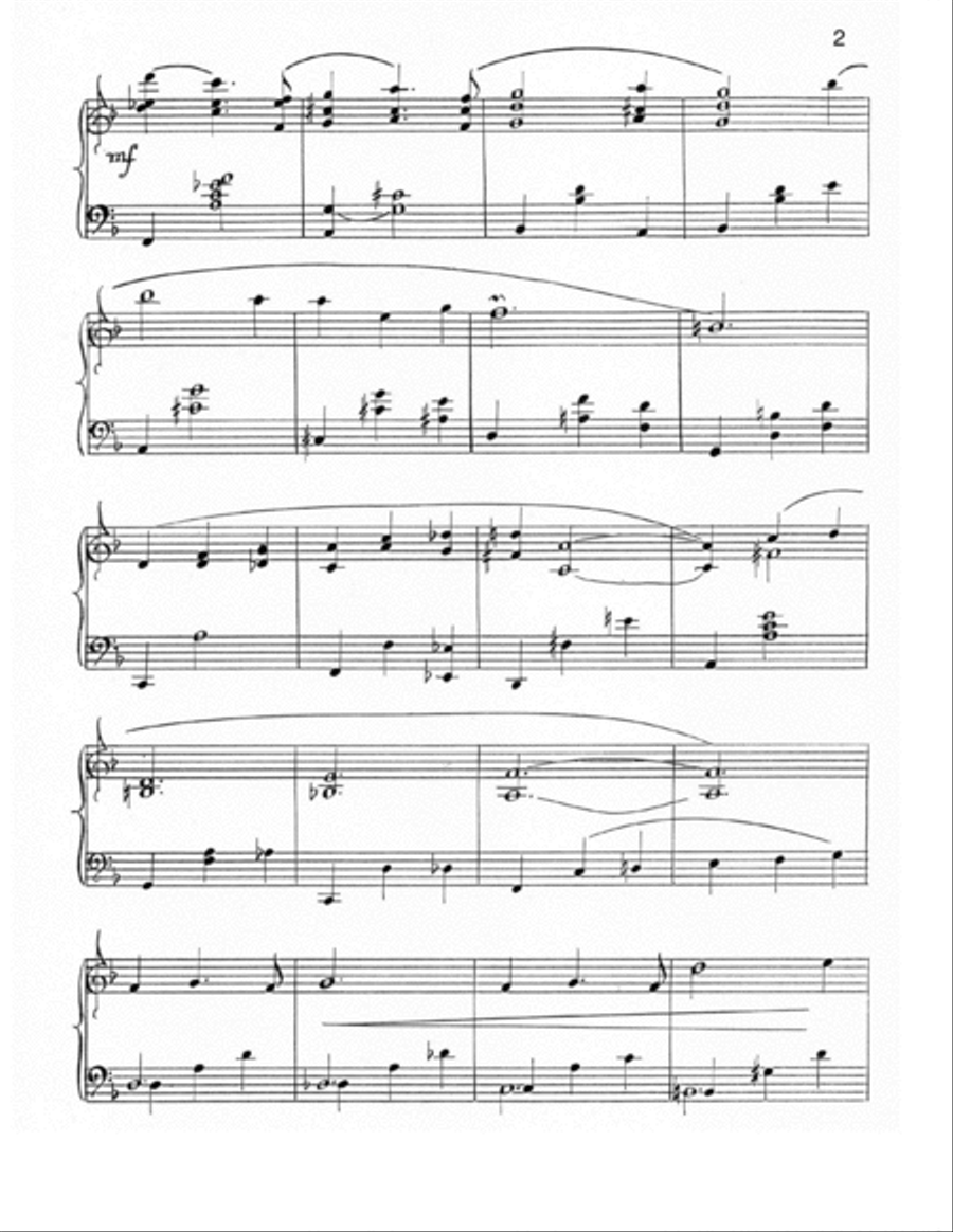The Garden at Night Piano Solo scores gallery preview page 2