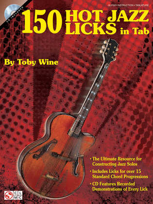 Book cover for 150 Hot Jazz Licks in Tab