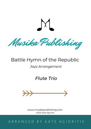 Book cover for Battle Hymn of the Republic - Jazz Arrangement for Flute Trio