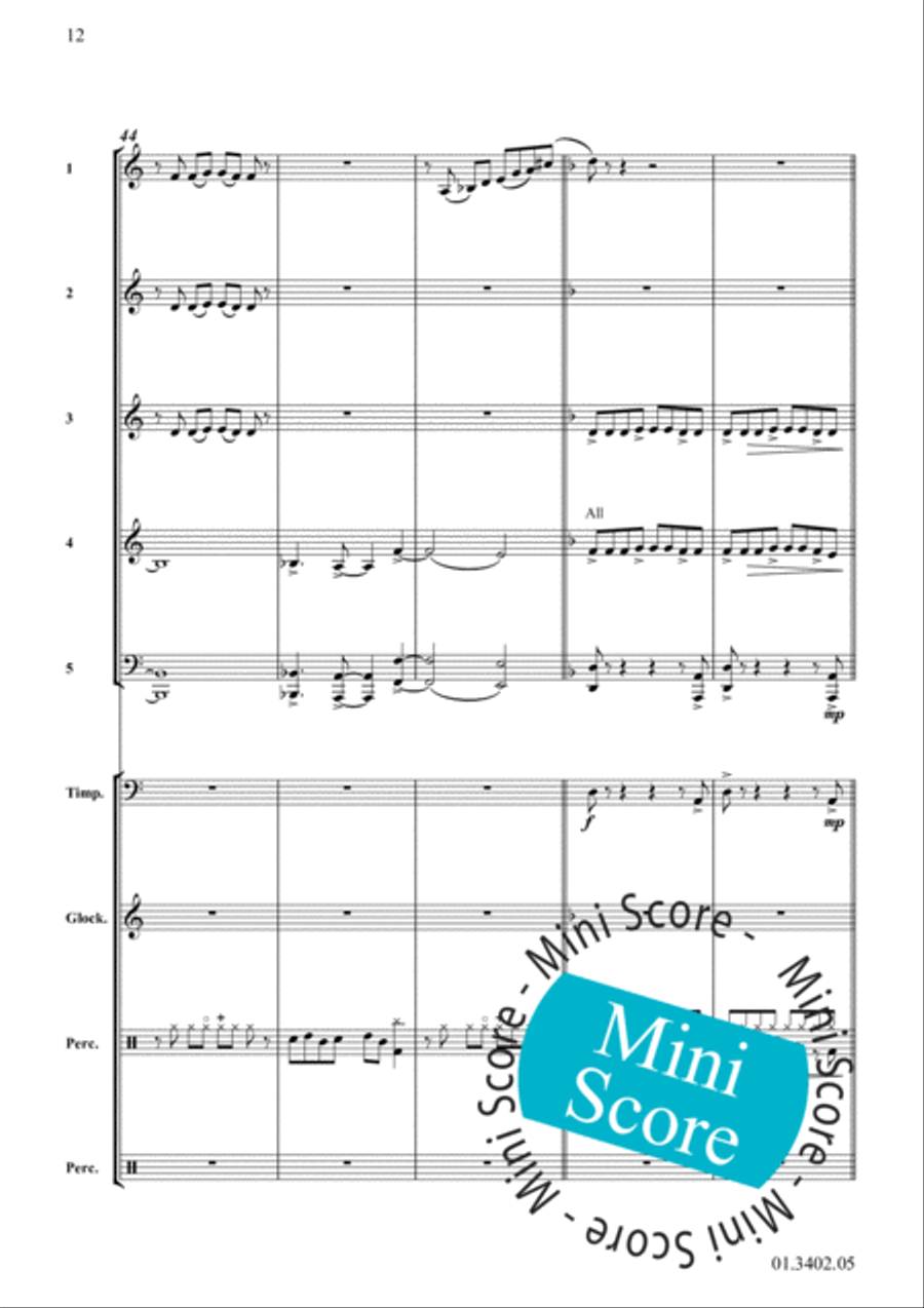 The Great Beethoven Bonanza Concert Band scores gallery preview page 16