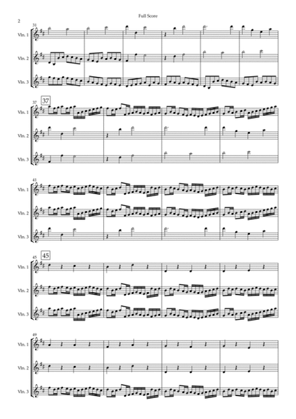 Canon in D Major (Johann Pachelbel) for Violin Trio image number null