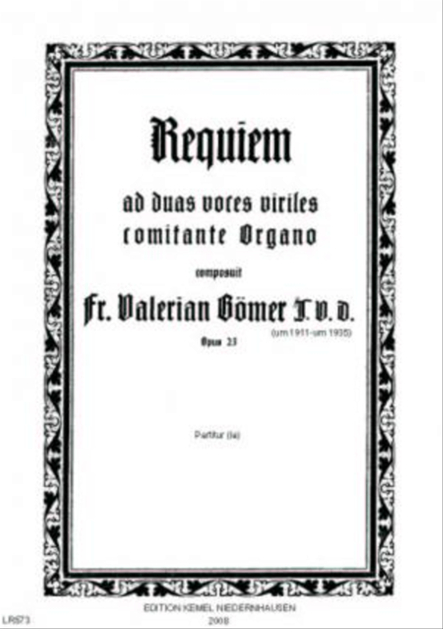 Requiem Organ Accompaniment scores gallery preview page 1